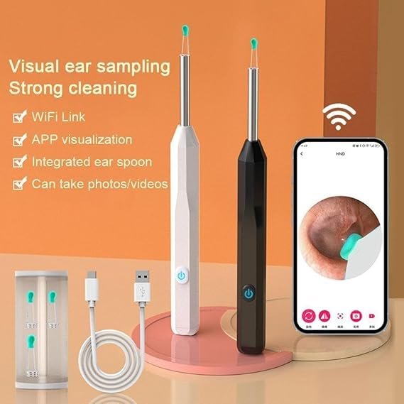 WiFi Link NE17 Hard Visual Ear Digging Spoon Ear Digging Spoon Wireless Cleaning Endoscope High Definition Ear Collecting Tool - Image 4
