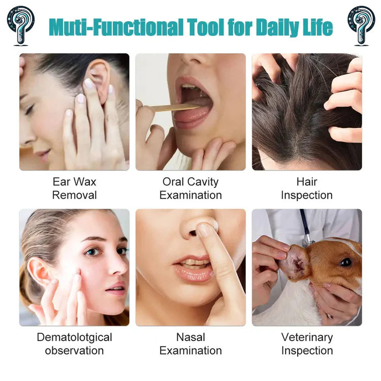 WiFi Link NE17 Hard Visual Ear Digging Spoon Ear Digging Spoon Wireless Cleaning Endoscope High Definition Ear Collecting Tool - Image 7