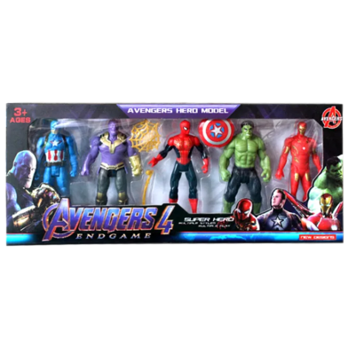 Avengers 4 Super Hero Toy Set (5pcs) - Image 2