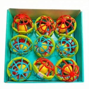 Silicone head Modelland scratching the ball Baby Hand Teether With jhunjhuni CN -1pcs