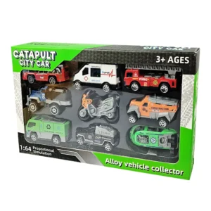 Catapult City Car Metal Alloy Vehicle Collector-9 Pcs Set