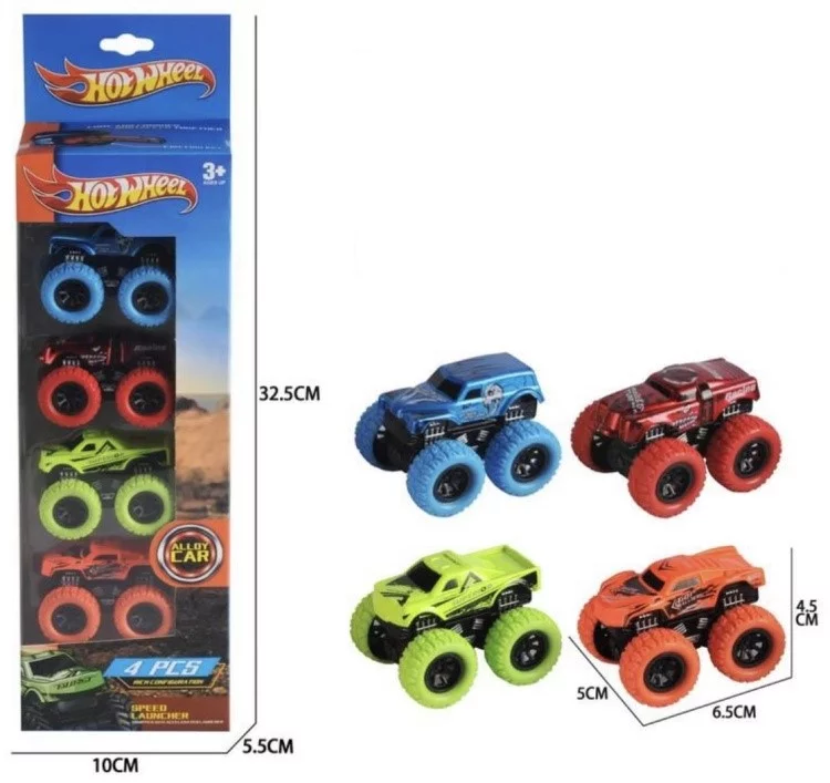 Hotwheel 4 pc die cast Jeep Best Quality-Made In China - Image 2