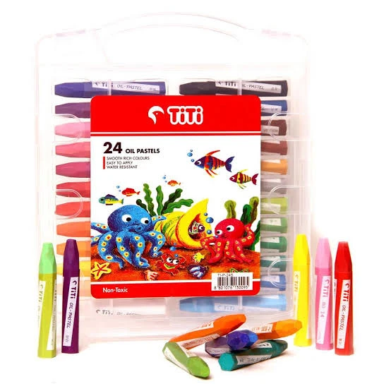 TiTi Oil Pastels (24 Colors Set) - Image 2