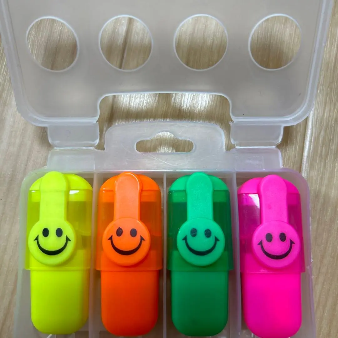Smiley Face Mini Highlighters - Image 3