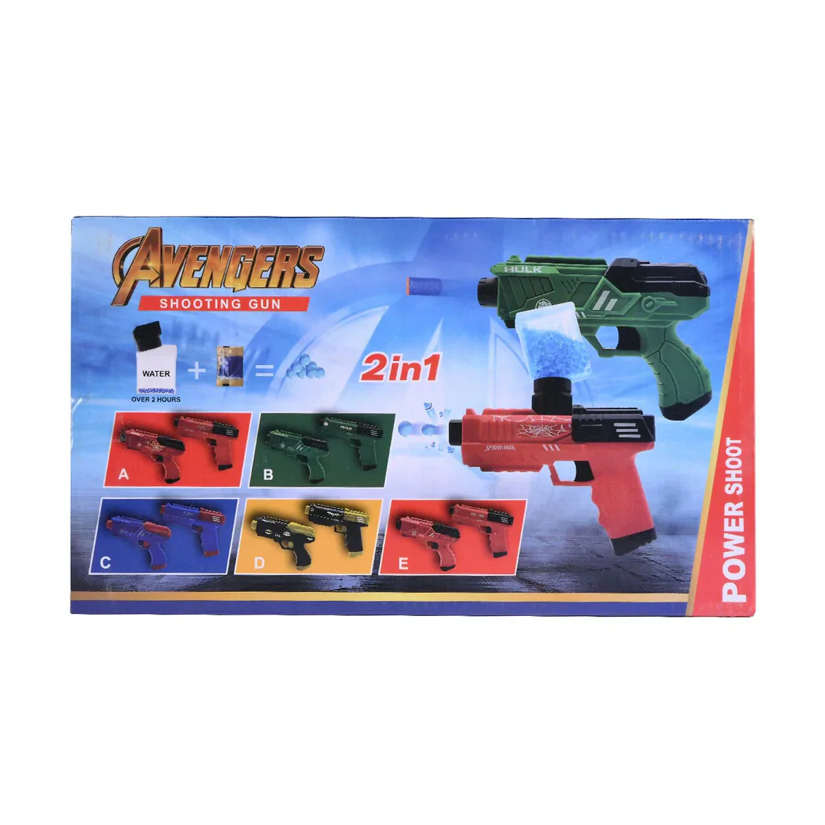 Avengers 2-in-1 Blasting Launch Shooting Gun (Iron Man Edition) - Image 2