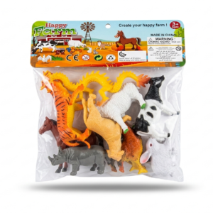 Happy Farm Toys For Kids - 12pcs