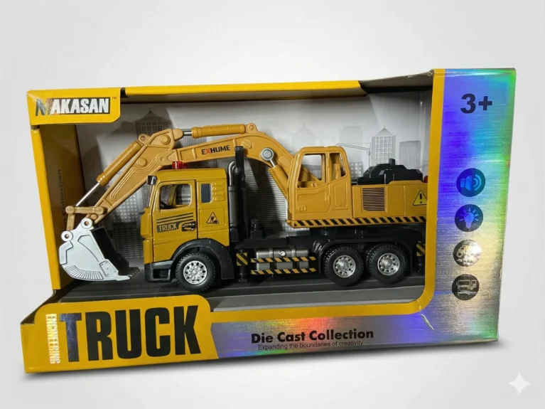 Nakasan Engineering Truck Die Cast Collection Excavator.