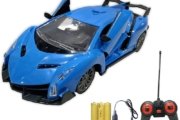 Lamborghini 1: 20 Door Opening Car with Rechargeable Battery and Charger RC Car for Kids