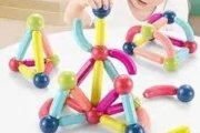 Magnetic Sticks Building Blocks set designed for children’s educational development. 